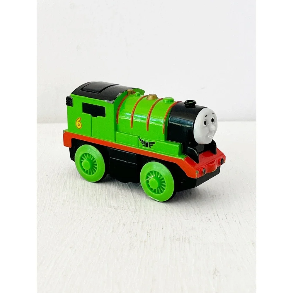 Thomas the Tank Percy Motorized Metal Diecast Train Percy Wooden Railroad Mattel